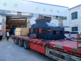 大型1200x800液壓對輥猎奇软件設備發貨圖片